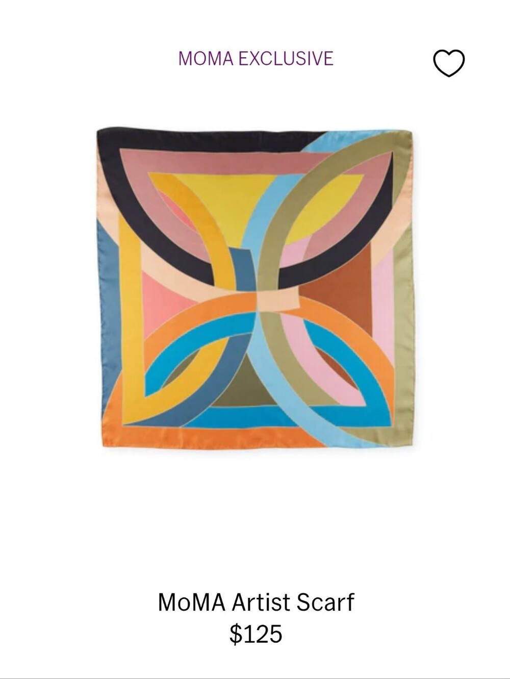 MoMA Artist Scarf - Frank Stella
